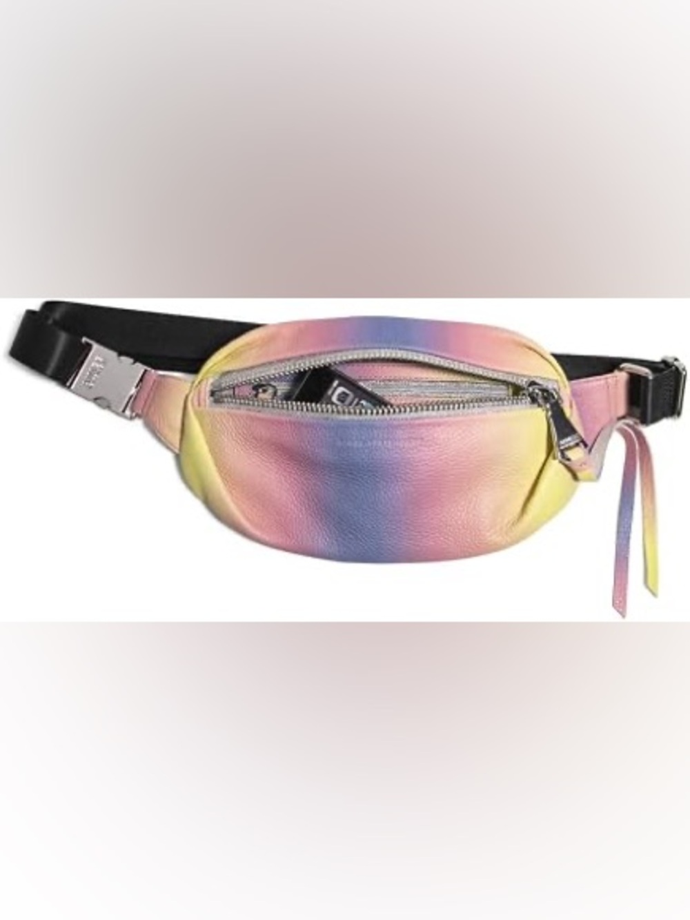 Aimee Kestenberg Pastel Rainbow Iridescent Belt Bag